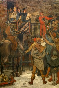 Decorazione nel Municipio di Bruges, c.1895-1900 da Albrecht de Vriendt