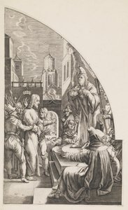 Cristo davanti a Caifa da Albrecht von Horn