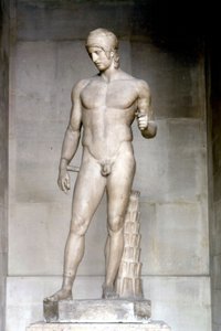 Ares detto Ares Borghese. Statua di Alcamene, V secolo a.C. Museo del Louvre