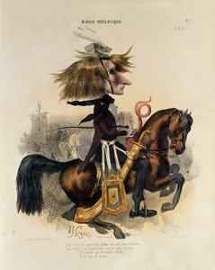 Caricatura di Franz Liszt (1811-86)