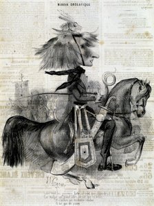 Caricatura di Franz Liszt - in “Charivari”