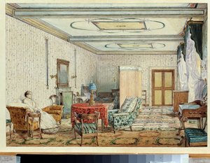 Interno da Aleksandr Andreevich Ivanov