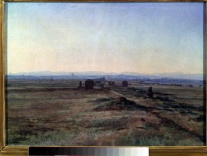Veduta della via Appia al tramonto da Aleksandr Andreevich Ivanov