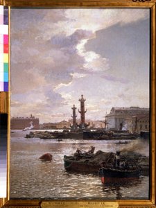 La borsa a San Pietroburgo da Aleksandr Karlovich Beggrov