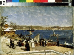 Passeggiata sul lungomare a Sebastopoli da Aleksandr Karlovich Beggrov