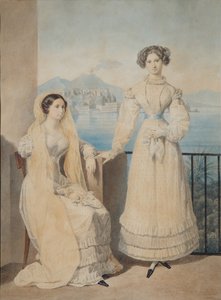 Ritratto delle sorelle contesse Dorothea e Catherine von Tiesenhausen, 1825 da Aleksandr Pavlovich Bryullov