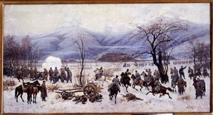 La quarta battaglia del passo Shipka (Guerra russo-turca 1877-1878) da Aleksei Danilovich Kivshenko