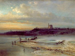 Il disgelo, Yaroslavl da Alexei Kondratjewitsch Sawrassow