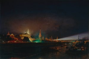 Illuminazione del Cremlino di Mosca, 1883