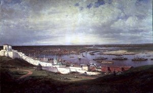 Veduta di Nizhny Novgorod da Aleksei Petrovich Bogolyubov