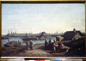 Veduta della città di Kazan sul Volga in Russia