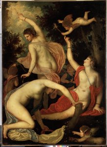 Grazie e Cupido da Alessandro Varotari