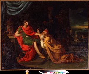 Priamo e Achille da Alessandro Varotari