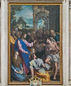 La resurrezione di Lazzaro da Alessandro (workshop of) Allori