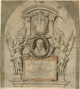 Progetto per il monumento a papa Gregorio XV da Alessandro Algardi