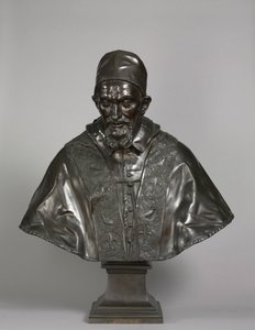 Ritratto di Papa Innocenzo X Pamphili, progettato 1647-1648, fuso 1650-1700