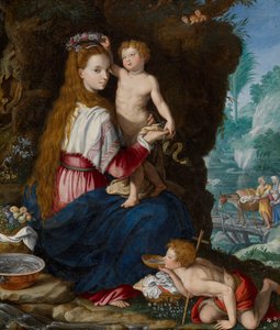 Madonna con il Bambino e san Giovanni Battista da Alessandro Allori