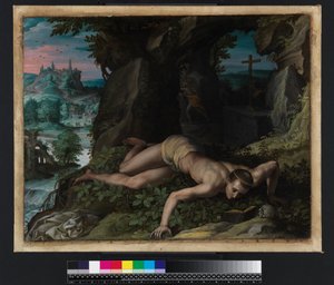 La tentazione di San Benedetto, c.1587