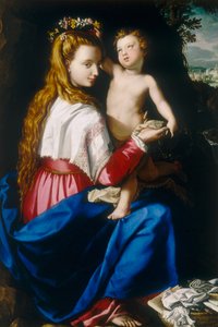 Vergine con Bambino da Alessandro Allori