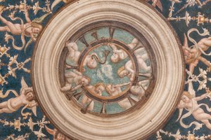 Putti che suonano strumenti musicali (dettaglio)