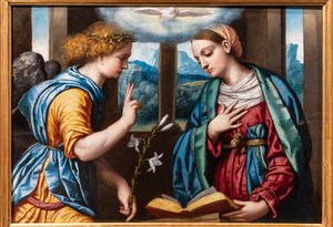 Annunciazione, c.1535-40 da Alessandro Bonvicino Moretto