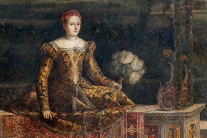 Ritratto di una nobildonna (dettaglio)
