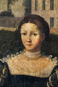 Ritratto di una nobildonna (dettaglio)