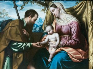 La Vergine e il Bambino con san Rocco da Alessandro Bonvicino Moretto