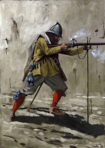 Un tercio, una nave della fanteria spagnola tra il 1534 e il 1704 (Disegno di Alessandro Lonati) da Alessandro Lonati