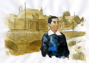Marcel Proust giovane a Illiers Combray da Alessandro Lonati