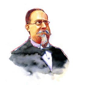 Ritratto di Cesare Lombroso, fondatore della Scuola Italiana di Criminologia