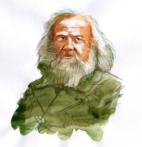Ritratto di Dimitri Ivanovich Mendeleiev