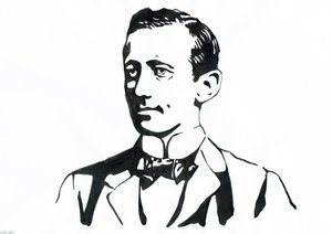 Ritratto di Guglielmo Marconi da Alessandro Lonati