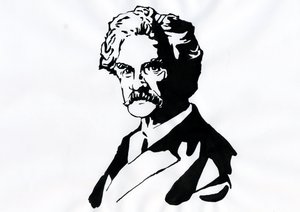 Ritratto di Mark Twain (1835-1910)