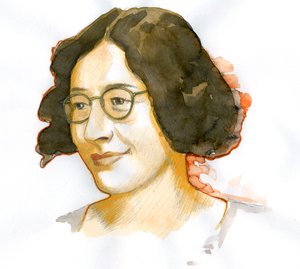 Ritratto di Simone Weil (1909-1943), filosofa francese da Alessandro Lonati