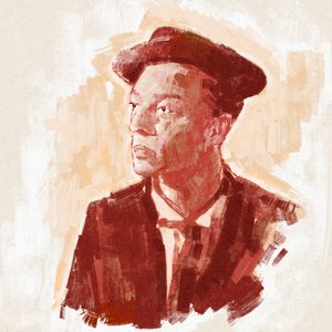 Ritratto del regista e attore Buster Keaton (illustrazione) da Alessandro Lonati