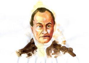 Ritratto del filosofo francese Auguste Comte