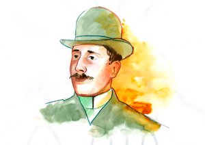 Ritratto del poeta Guillaume Apollinaire (1880-1918)