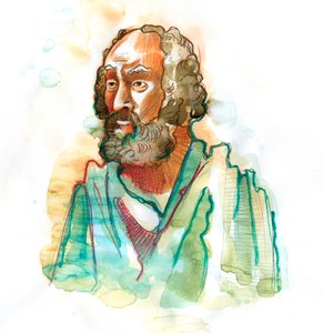 Rappresentazione del poeta greco Omero (VIII secolo a.C.)