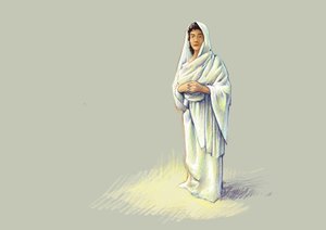 Antichità romana: rappresentazione di una dama romana