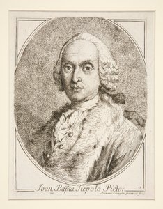 Ritratto di G.B. Tiepolo da Alessandro Longhi
