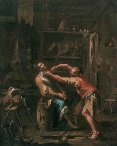 Il barbiere del villaggio da Alessandro Magnasco