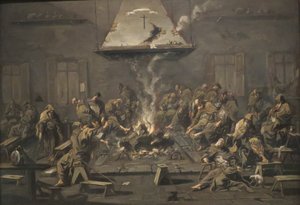 Interno con monaci" di Alessandro Magnasco, 1725 circa, Museo Norton Simon da Alessandro Magnasco