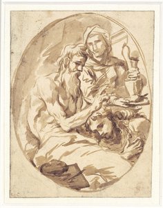 Isacco benedice Giacobbe da Alessandro Magnasco