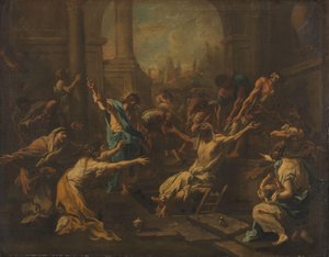 La Resurrezione di Lazzaro da Alessandro Magnasco