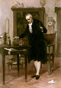 Volta nel suo laboratorio da Alessandro Rinaldi