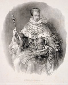 Ferdinando I (1793-1875), Re di Lombardia-Veneto, in abiti di stato, da 