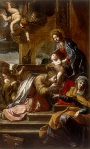 Matrimonio mistico di Santa Caterina, opera di Alessandro Tiarini, conservata alla Galleria Estense di Modena