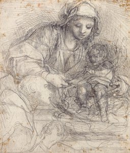 La Madonna e il Bambino con un monaco certosino