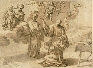 Visione di Santa Caterina da Siena da Alessandro Turchi